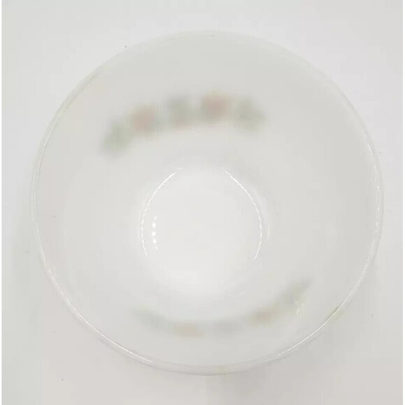Vintage 9” Federal Nesting White Glass Maple Leaf Pattern Mixing Bowl Heat Proof - Picture 4 of 4
